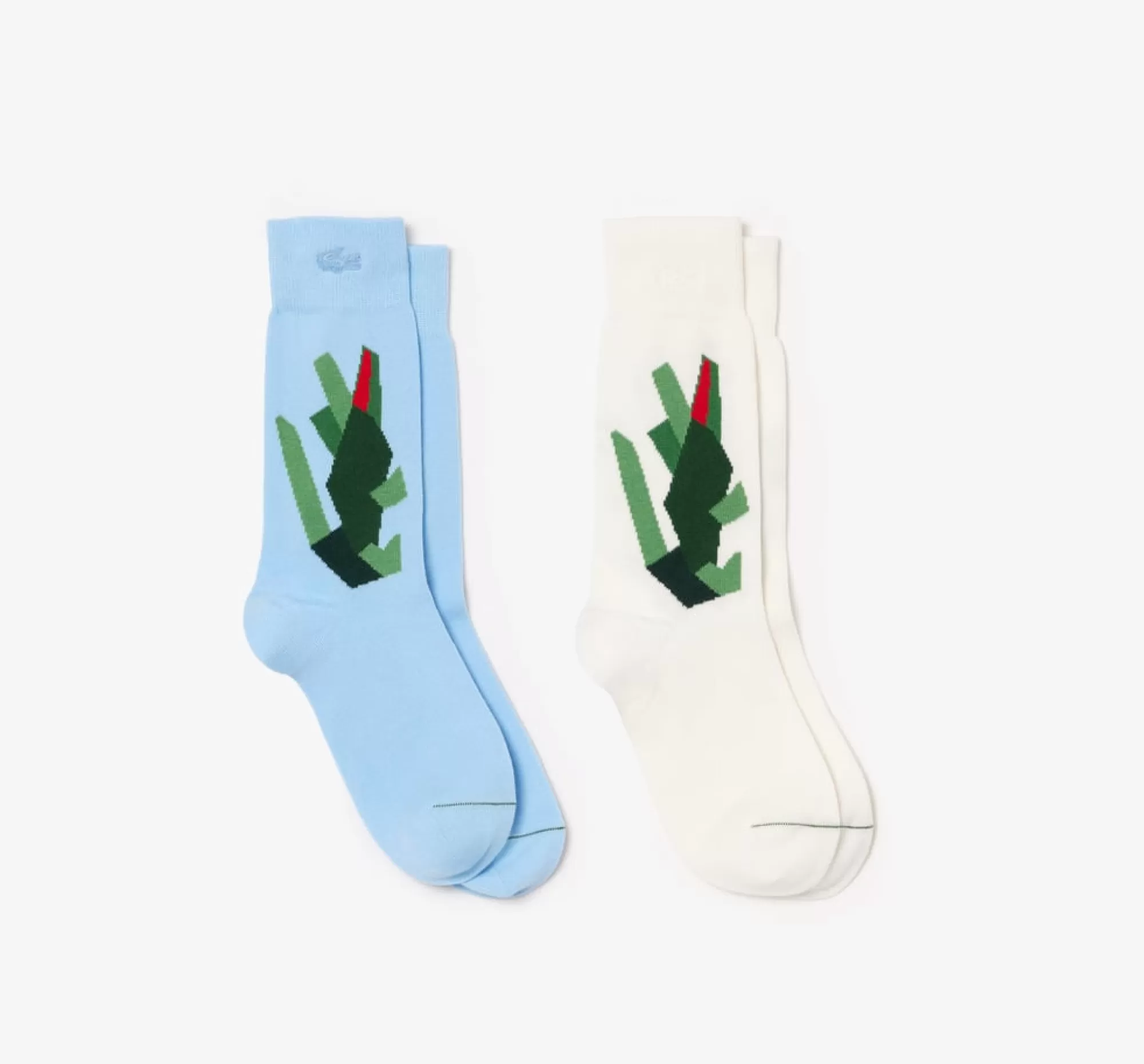 LACOSTE Unisex 2-Pack Crocodile Socks^Women Socks | Socks