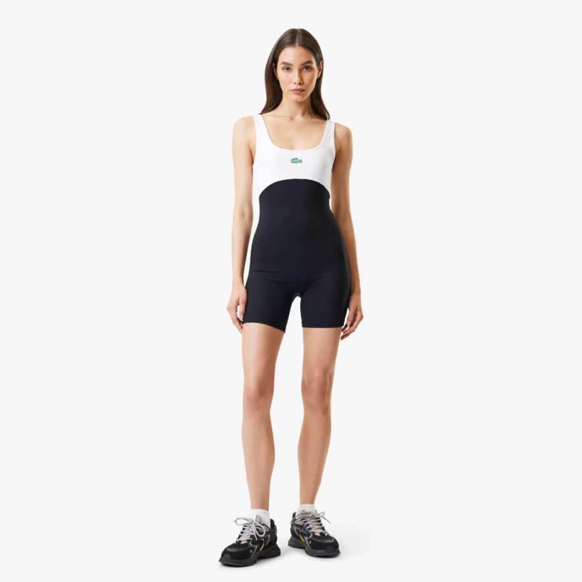 LACOSTE Women's X Bandier All Motion Coloblock 6" Bodysuit^Women Tennis | Activewear