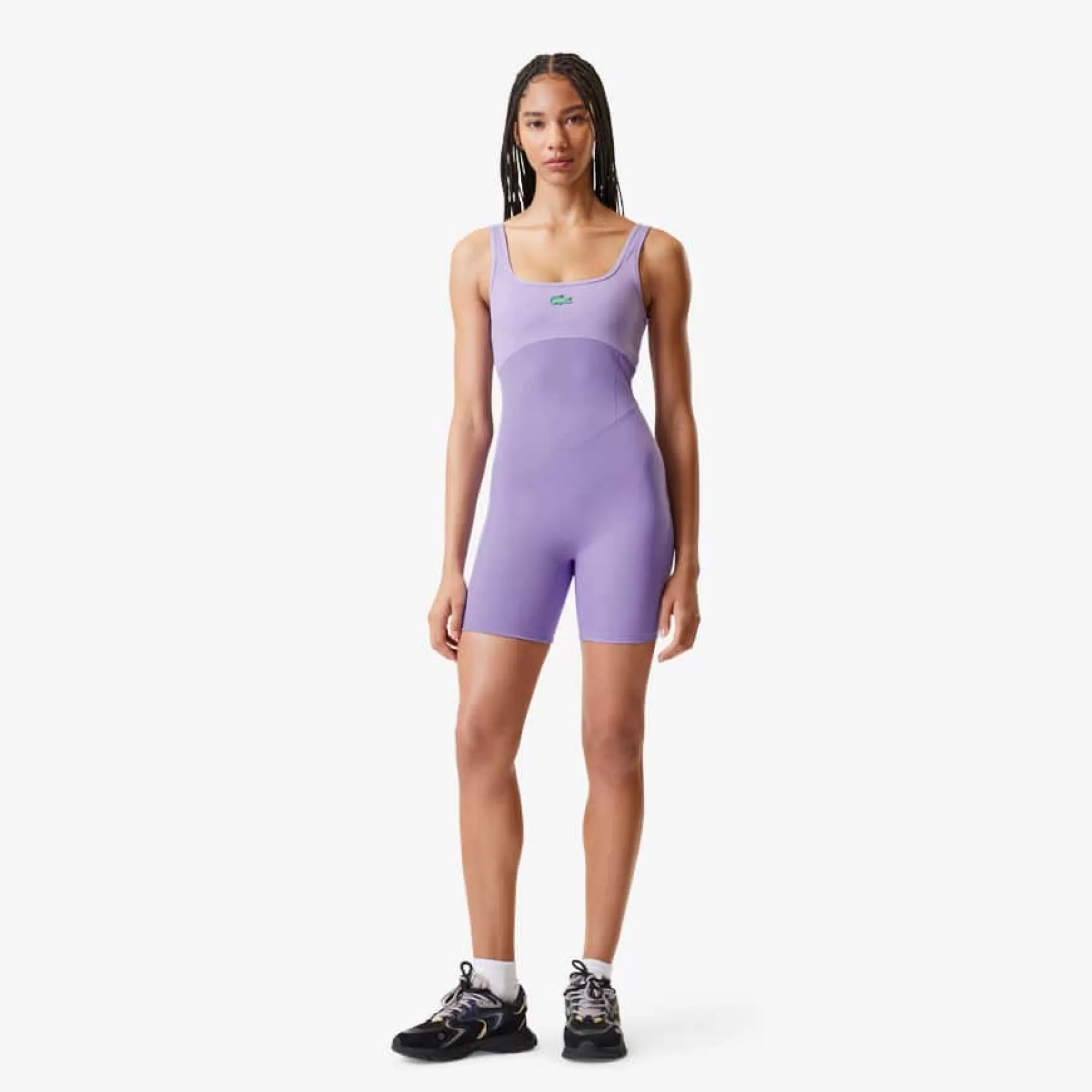 LACOSTE Women's X Bandier All Motion Coloblock 6" Bodysuit^Women Activewear | Dresses