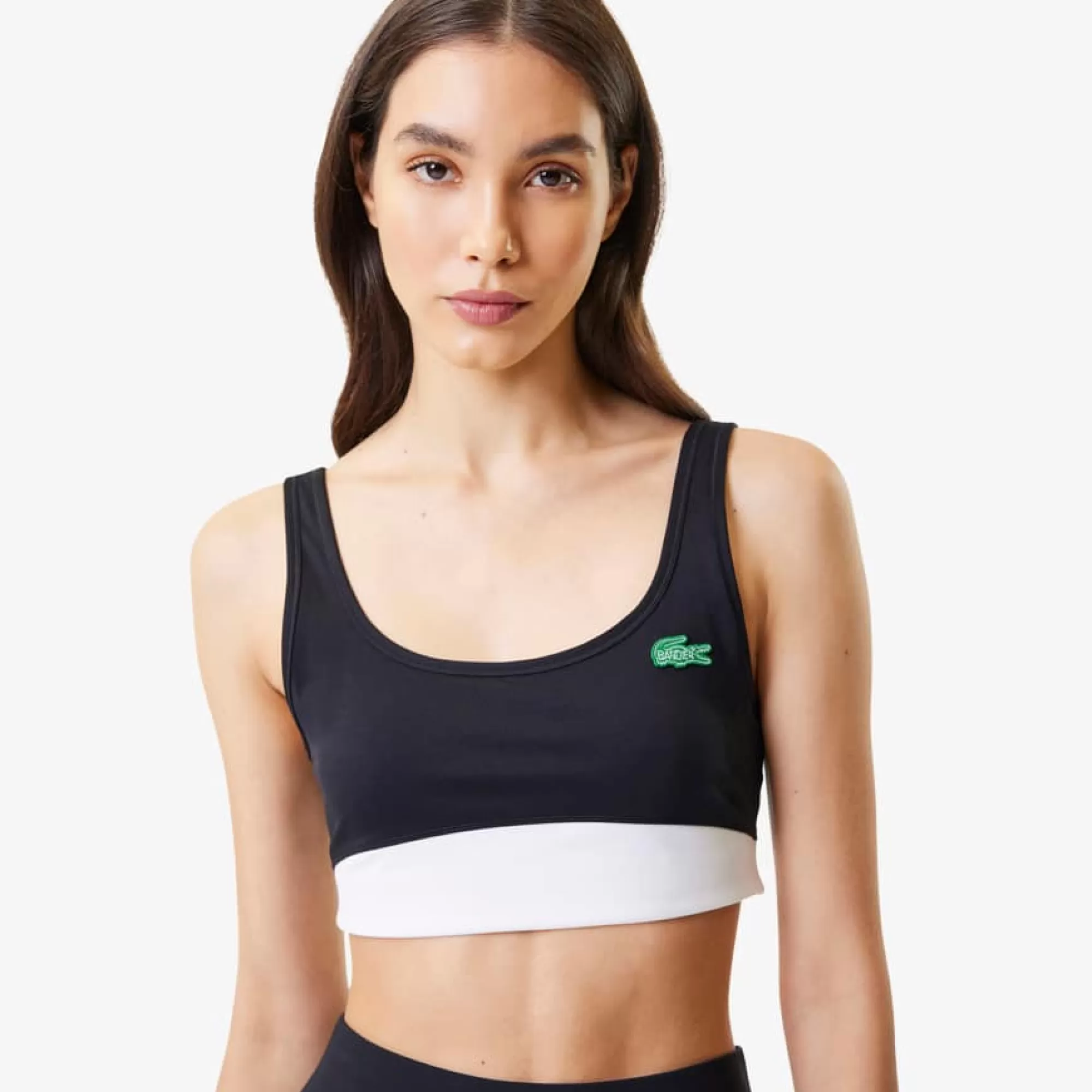 LACOSTE Women's X Bandier All Motion Colorblock Sports Bra^Women Tennis | Activewear