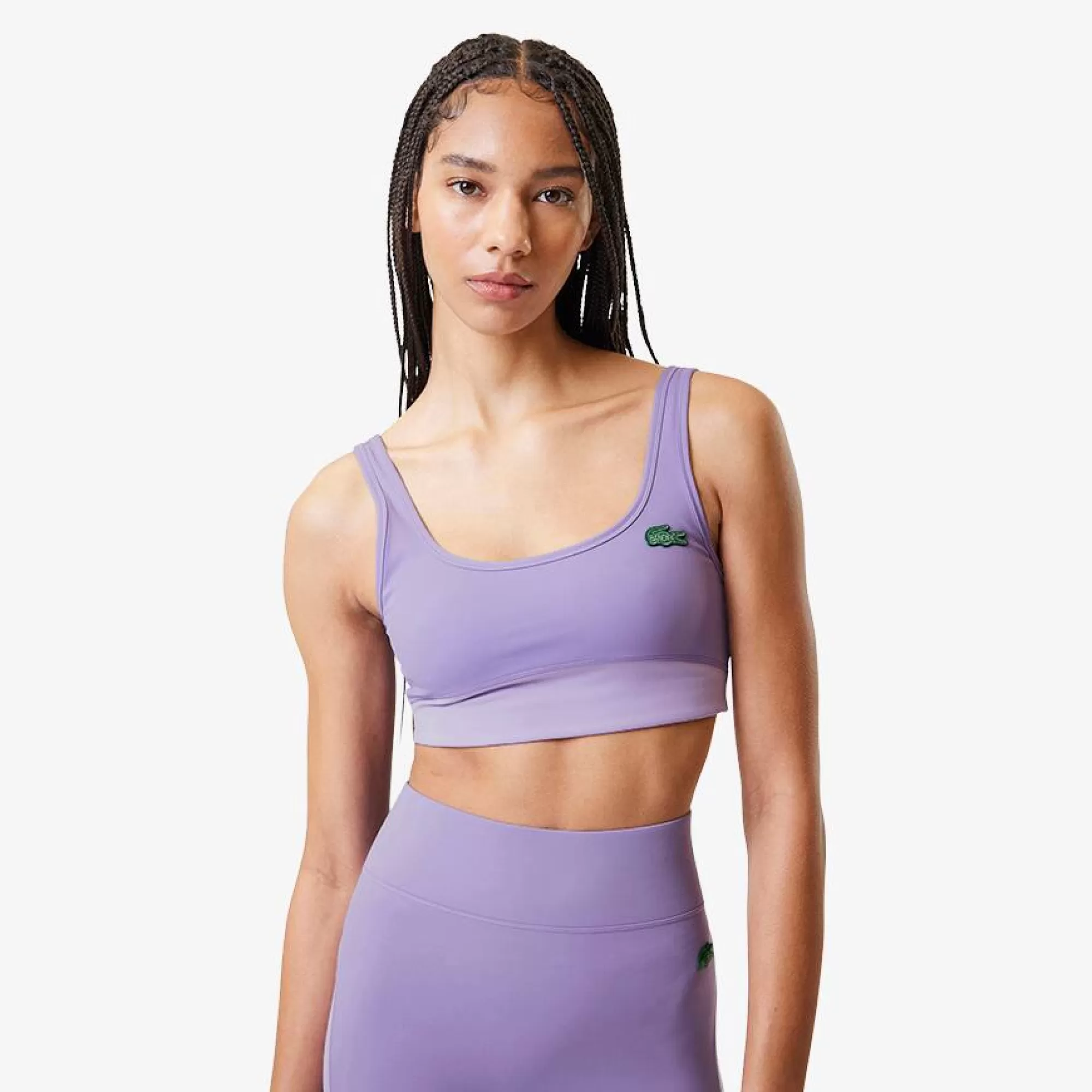 LACOSTE Women's X Bandier All Motion Colorblock Sports Bra^Women Activewear | Matching Sets