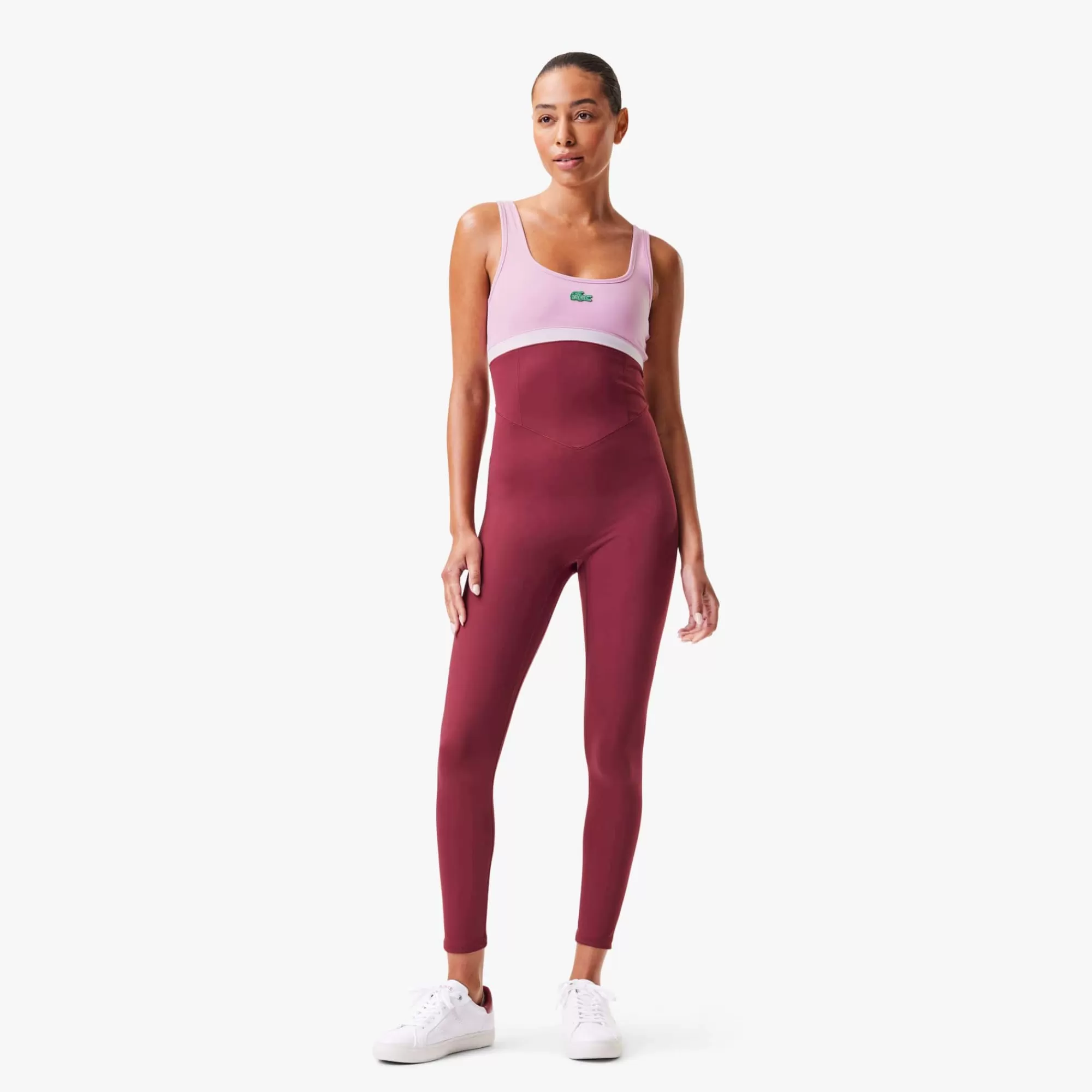 LACOSTE Women's X Bandier All Motion Scoop-Neck Bodysuit^Women Activewear | Dresses