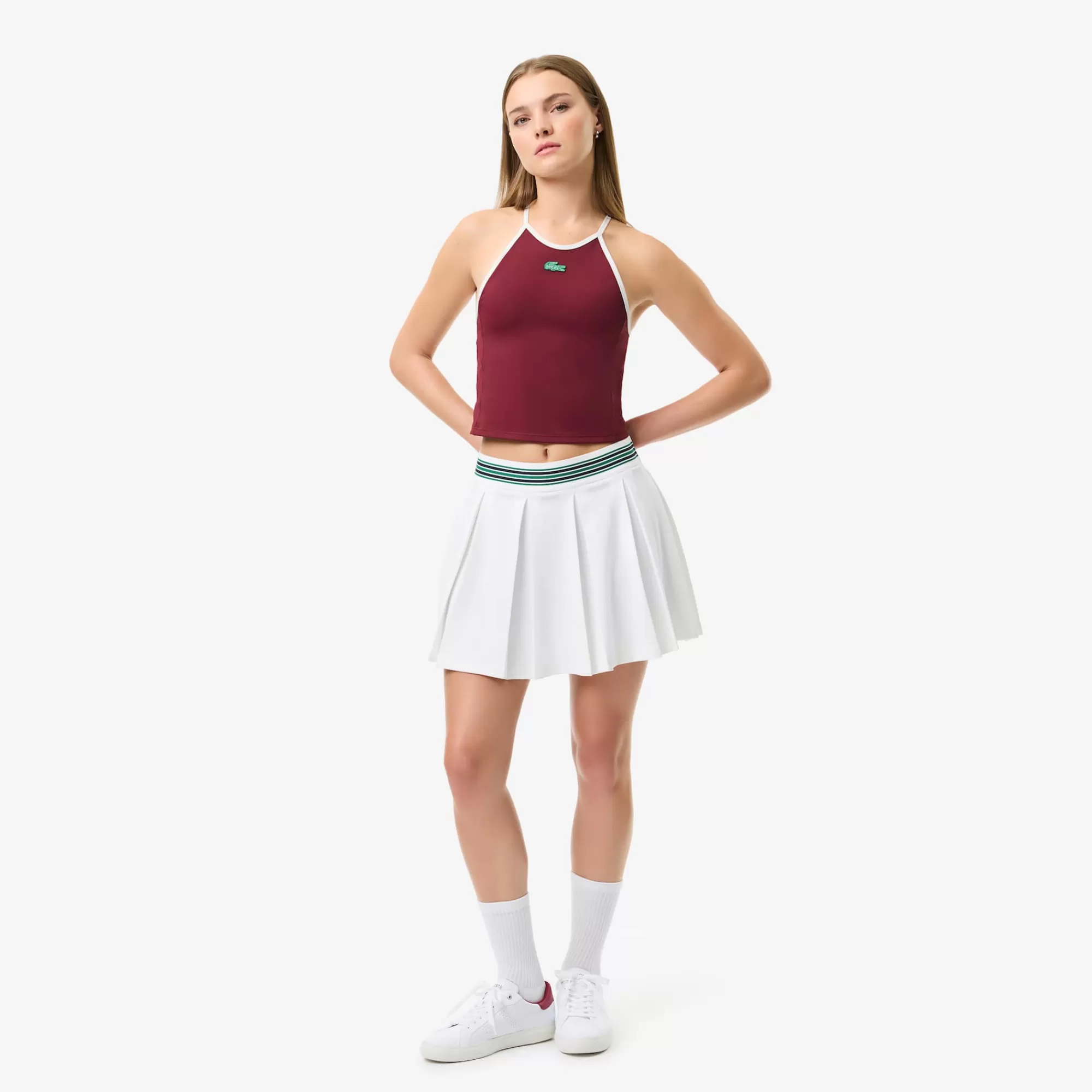 LACOSTE Women's Lined Piqué Tennis Skirt^Women Tennis | Activewear