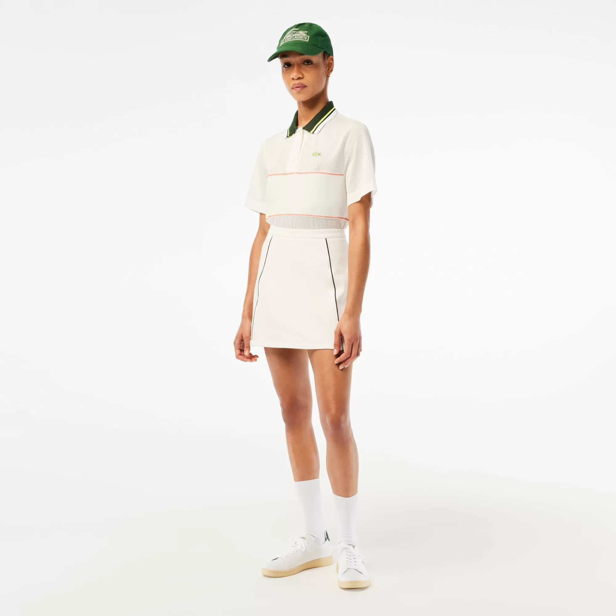 LACOSTE Women’s Organic Cotton French Made Loose Cut Polo^Women Polos