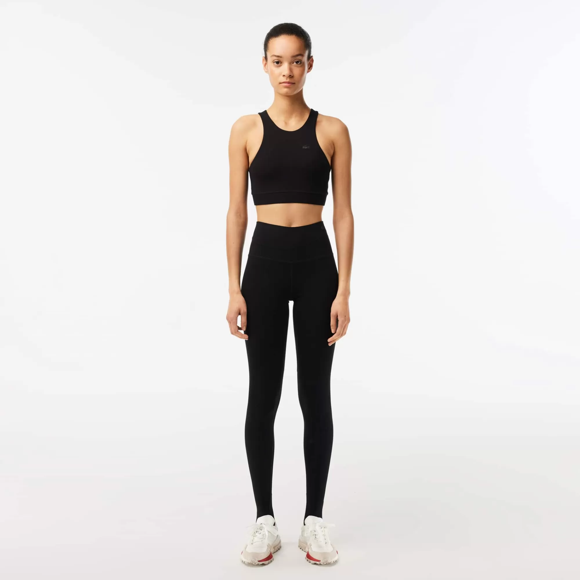 LACOSTE Women’s Recycled Polyester Tapered Leggings^Women Fitness & Training | Activewear