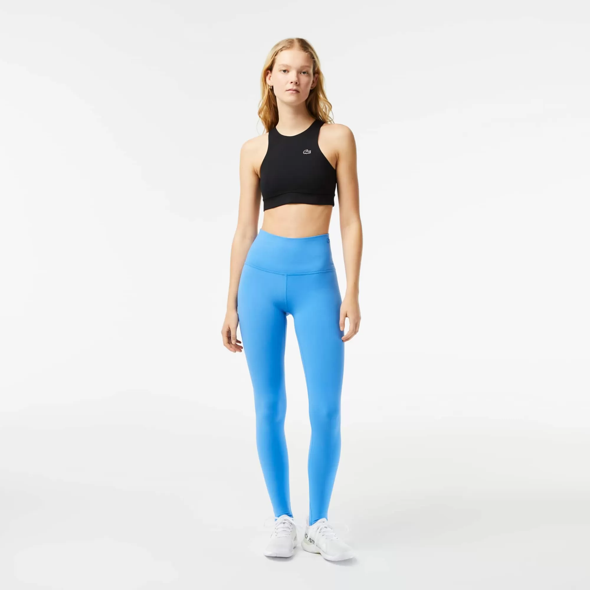 LACOSTE Women’s Recycled Polyester Tapered Leggings^Women Fitness & Training | Activewear