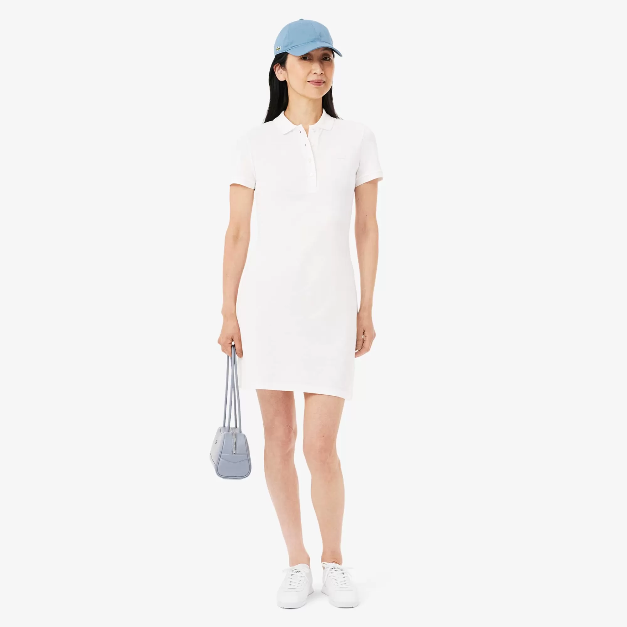 LACOSTE Women's Slim Fit Stretch Mini Piqué Polo Dress^Women Pickleball | Fitness & Training