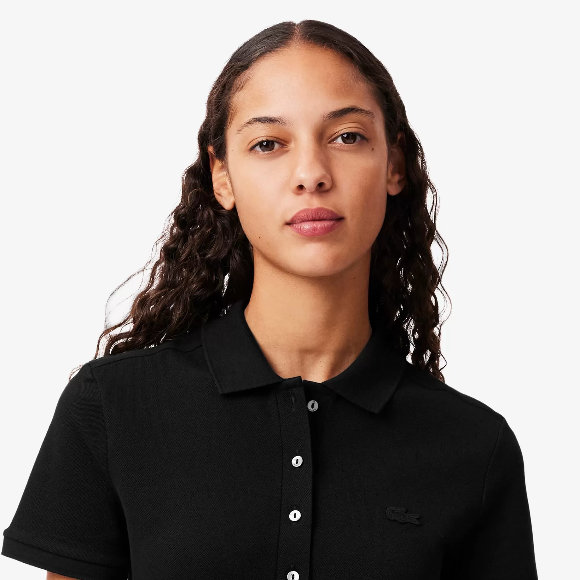 LACOSTE Women's Slim Fit Stretch Mini Piqué Polo Dress^Women Pickleball | Tennis